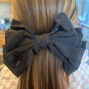 Elegant Black Hair Bow